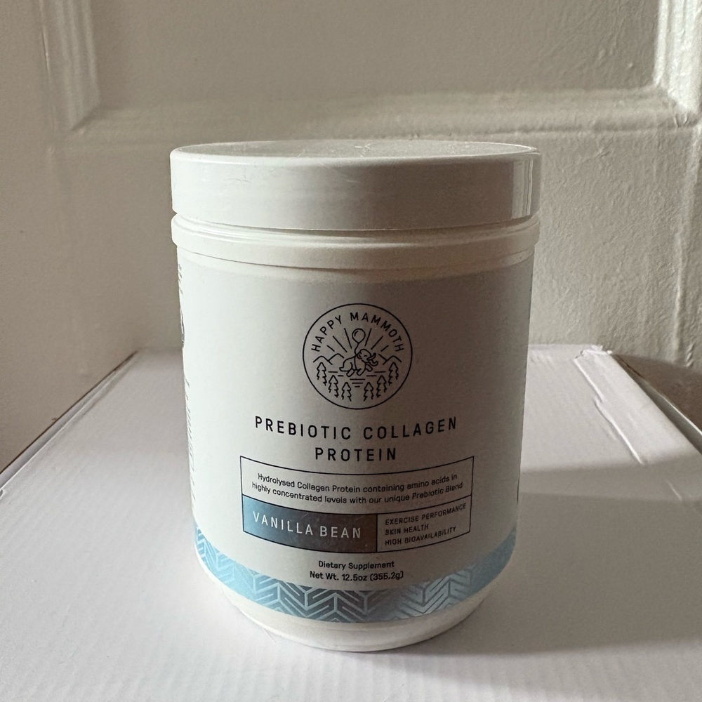 Happy Mammoth Prebiotic Collagen Protein Unopened